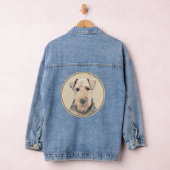 Walisische Terrier-Malerei - Niedliche Original Hu Jeansjacke (Hangar)