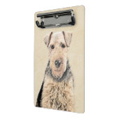 Walisische Terrier-Malerei - Niedliche Original Hu Mini Klemmbrett (Gewinkelt2)