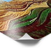 WALISISCHER BERG-BAUM FOTODRUCK (Ecke)