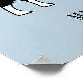 Walisischer Border Collie Schafhund Benutzerdefini Poster (Ecke)