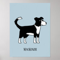Walisischer Border Collie Schafhund Benutzerdefini