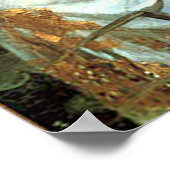 Walisischer Corgi (blaues Merle) - Ophelia Sitzpla Poster (Ecke)