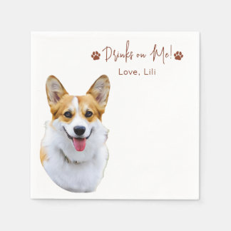 Walisischer Corgi Dog Personalisierte Getränke Serviette