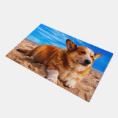 Walisischer Corgi. Fußmatte (Schrägansicht)