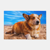 Walisischer Corgi. Fußmatte (Vorderseite)