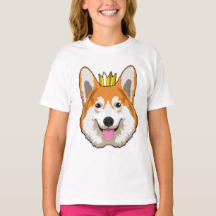 Walisischer Corgi mit Krone T-Shirt