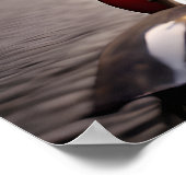 Walisischer Corgi radelt auf einer Vespa durch die Poster (Ecke)