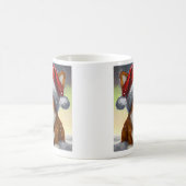 Walisischer Corgi, Weihnachtsmann, Weihnachtskaffe Kaffeetasse (Mittel)