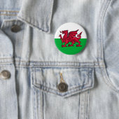 Walisischer Drache Button (Beispiel)
