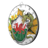Walisischer Drache Dartscheibe (Vorderseite rechts)