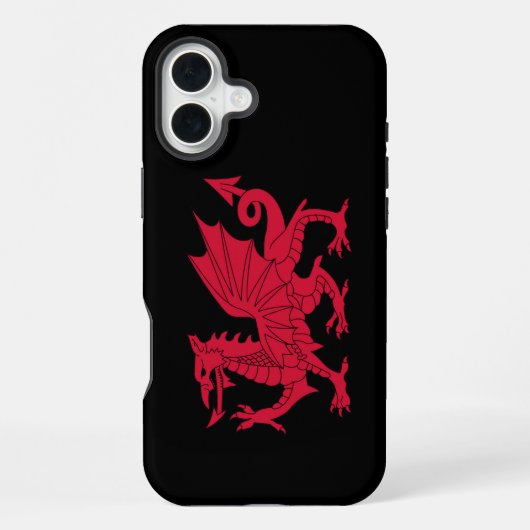 Walisischer Drache iPhone Hülle (Rückseite)