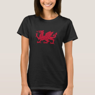 Walisischer Drache Mode, Roter Drache, Wales / Cym T-Shirt