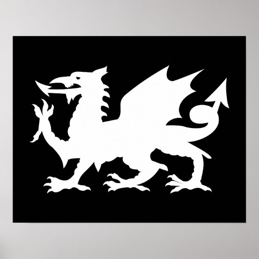 Walisischer Drache Poster (Vorne)