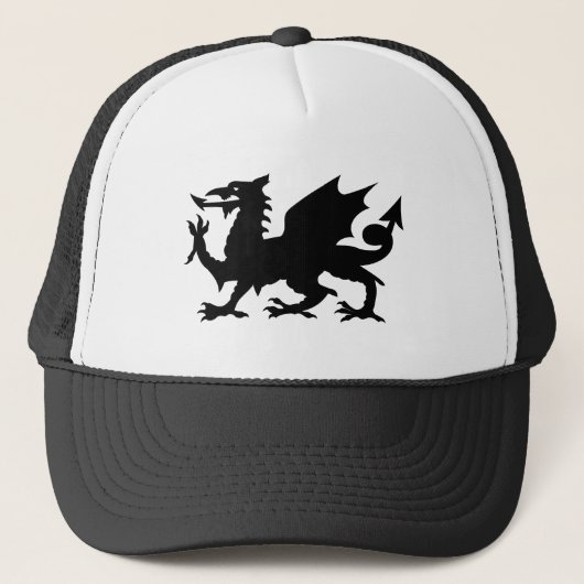 Walisischer Drache Truckerkappe (Vorderseite)