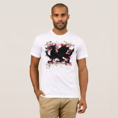 Walisischer Dragon Men-Bella-Leinwand-T - Shirt (Vorne ganz)