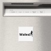 Walisischer Fußballspieler mit Punkt als Ball Magnet (In Situ (Geschirrspüler))