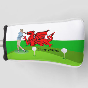 Walisischer Golfer Golf Headcover