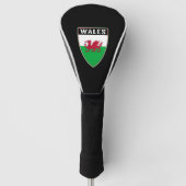 Walisischer Schild Golf Headcover (Vorderseite)