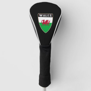 Walisischer Schild Golf Headcover