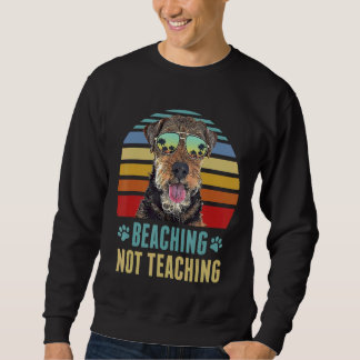 Walisischer Terrier Dog Summer nicht lehren Sweatshirt