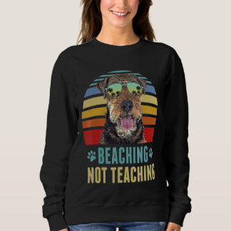 Walisischer Terrier Dog Summer nicht lehren Sweatshirt
