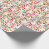 Walisisches Corgi-Verpackungspapier muss Hundepers Geschenkpapier (Ecke)