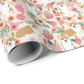 Walisisches Corgi-Verpackungspapier muss Hundepers Geschenkpapier (Rolleneckpunkt)