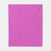 walisisches Tapestmuster, Chic Pink Fleece Blanket (Vorderseite)