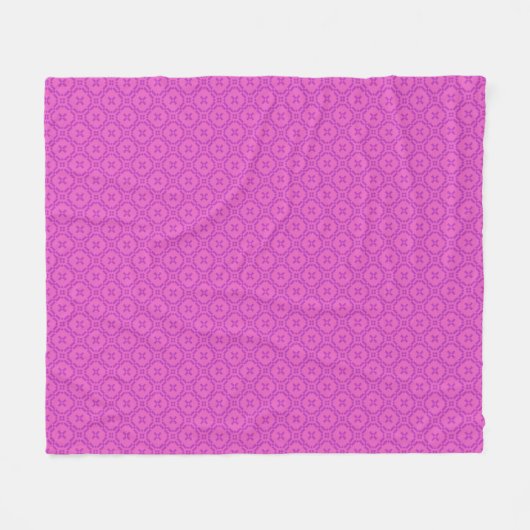 walisisches Tapestmuster, Chic Pink Fleece Blanket (Vorderseite (Horizontal))