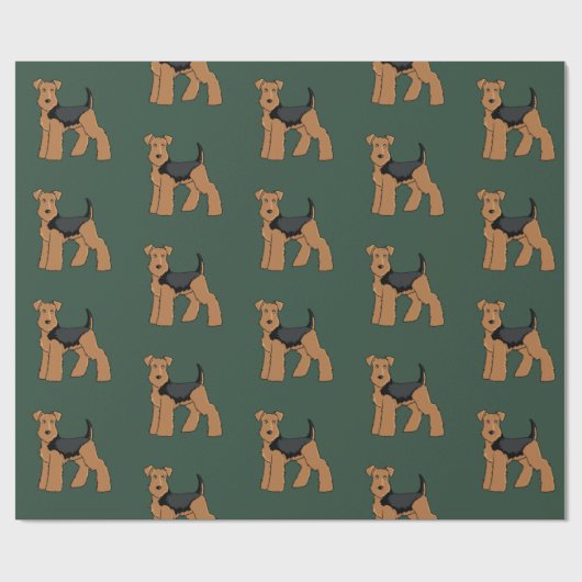 Walisisches Terrier Packpapier (Flach)