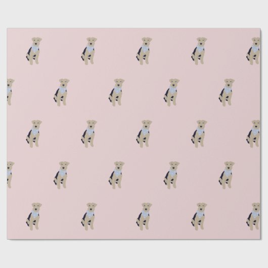 Walisisches Terrier Packpapier (Flach)