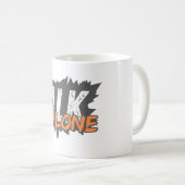 Walk Alone - Bold Motivational Coffee Mug Kaffeetasse (VorderseiteRechts)