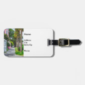 Walk Along Rainbow Row Gepäckanhänger (Vorderseite horizontal)