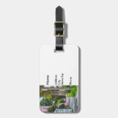 Walk Along Rainbow Row Gepäckanhänger (Vorderseite vertikal)