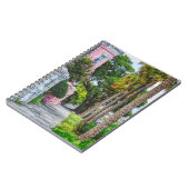 Walk Along Rainbow Row Notizblock (Linke Seite)