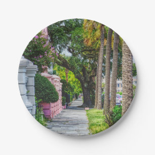 Walk Along Rainbow Row Pappteller