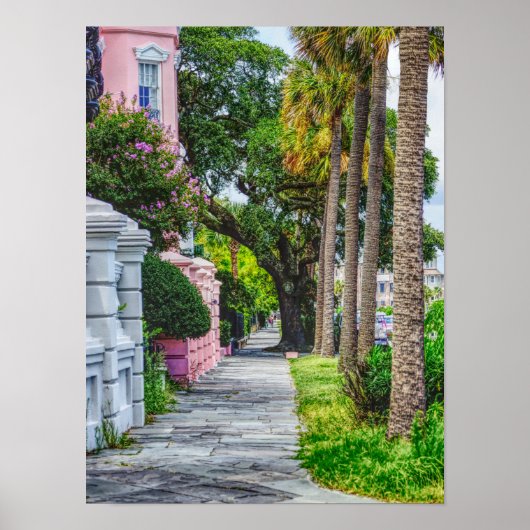 Walk Along Rainbow Row Poster (Vorne)