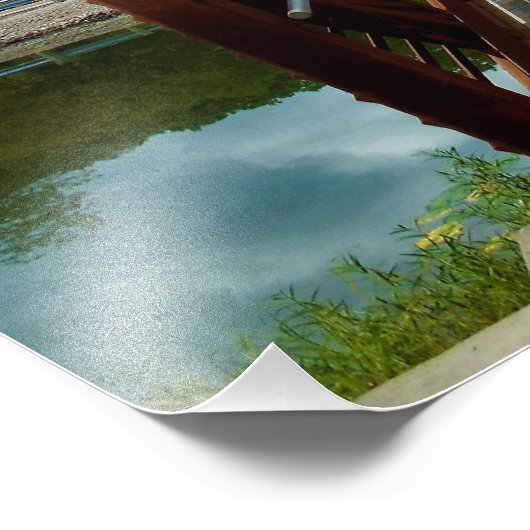 walk bridge fotodruck (Ecke)