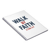 Walk by Faith 2 Cor 5:7  Notizblock (Rechte Seite)