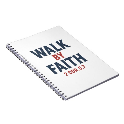Walk by Faith 2 Cor 5:7  Notizblock (Rechte Seite)