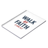 Walk by Faith 2 Cor 5:7  Notizblock (Linke Seite)