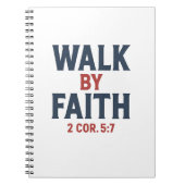 Walk by Faith 2 Cor 5:7  Notizblock (Vorderseite)