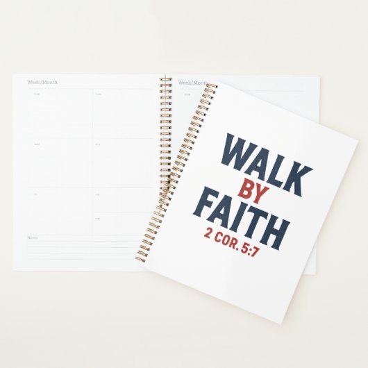 Walk by Faith 2 Cor 5:7  Planer (Anzeige)