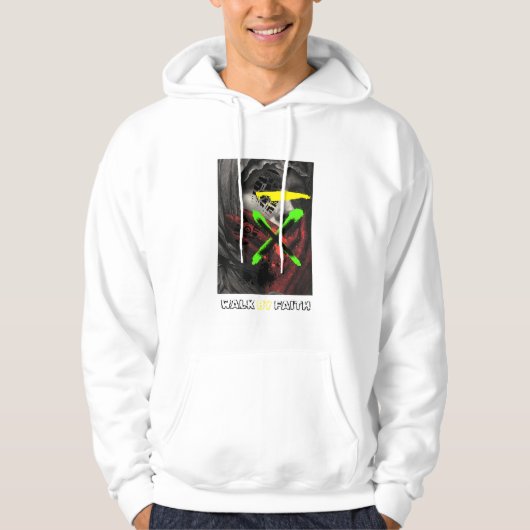 WALK BY FAITH HOODIE (Vorderseite)