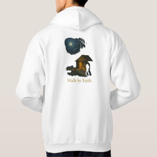 Walk by Faith Lantern Hoodie (Rückseite)