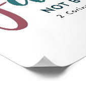 Walk By Faith Not By Sight 2 Corinthians 5 7 Poster (Ecke)