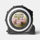 Walk Faith Not Sight Scripture Tool Tape Measure Maßband (Vorderseite)