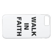 "Walk in Faith" Inspiration Christlich Case-Mate iPhone Hülle (Rückseite (Horizontal))