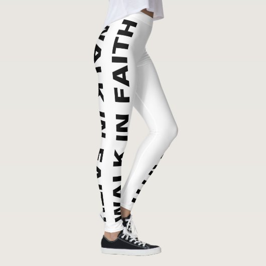 "WALK IN GLAUBEN" Leggings (Rechts)