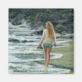"Walk on Beach" Magnet (Vorne)